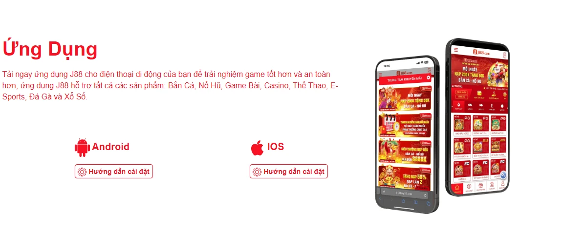 Tải app J88 ngay để chơi mượt mà và tiện nợi trên đi động